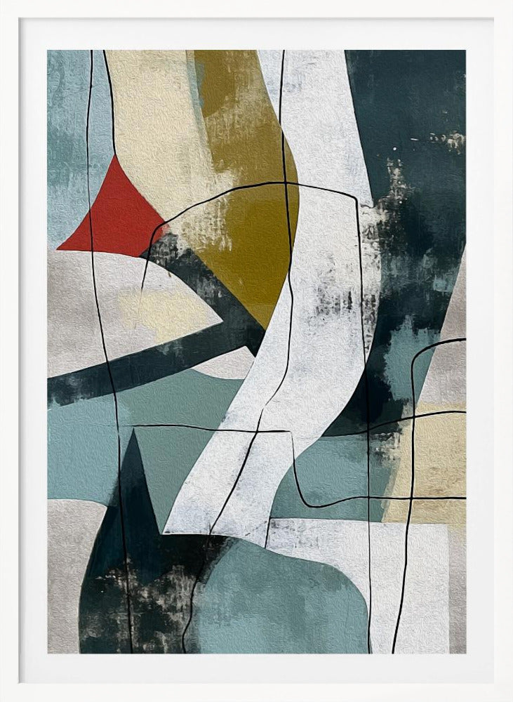 Abstract Fields No 2 - Poster / Art Print