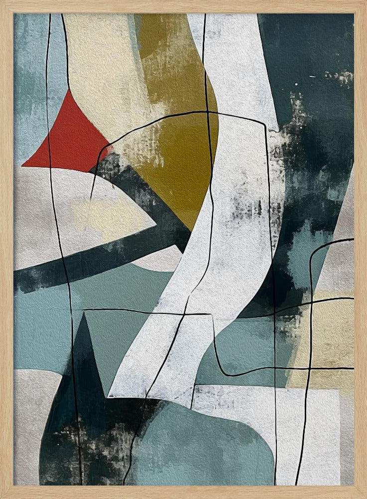 Abstract Fields No 2 - Poster / Art Print