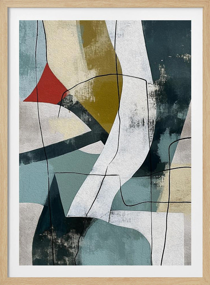 Abstract Fields No 2 - Poster / Art Print
