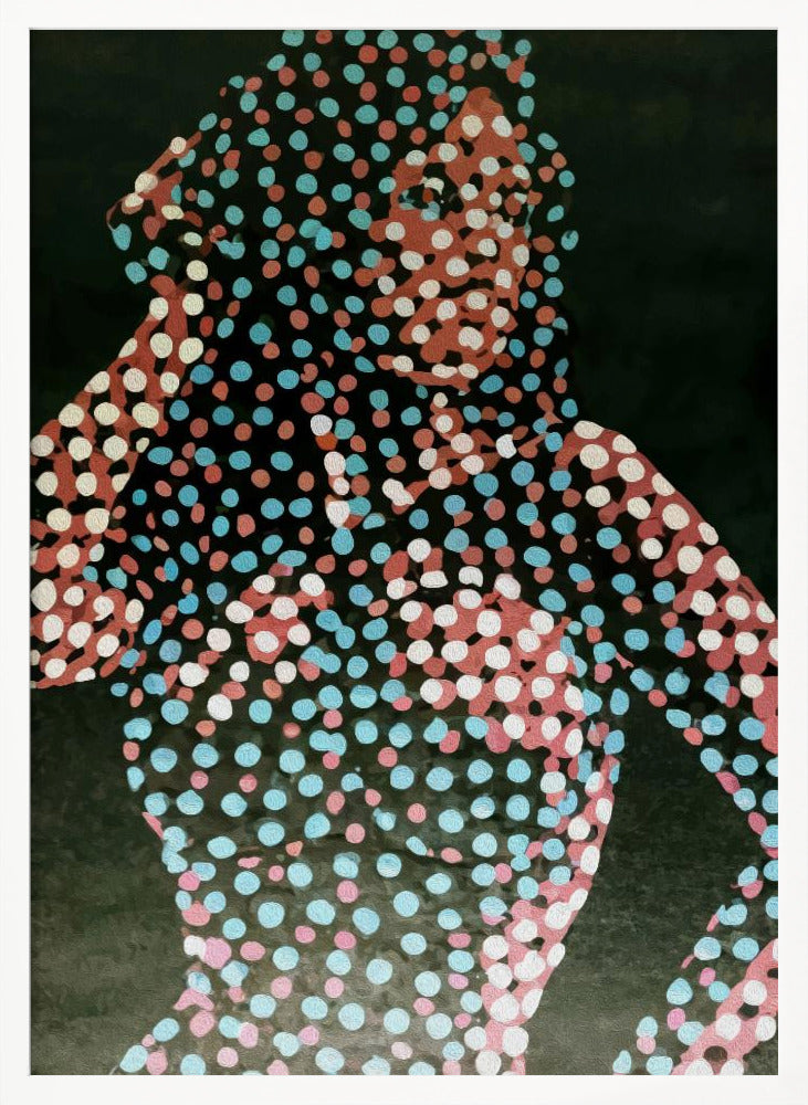 Woman in dots - Poster / Art Print
