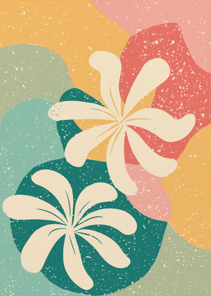 Abstract Flowers - Poster / Art Print