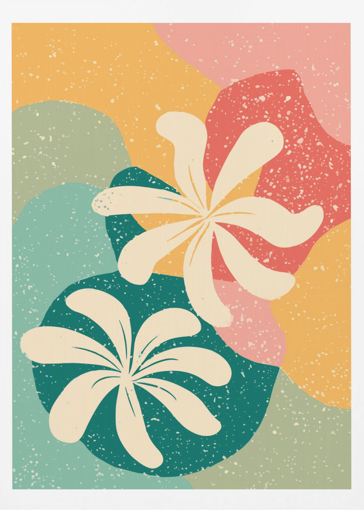 Abstract Flowers - Poster / Art Print