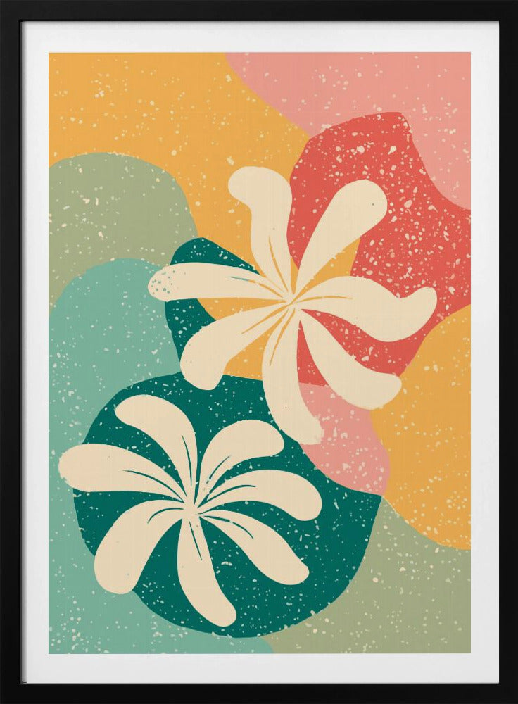 Abstract Flowers - Poster / Art Print