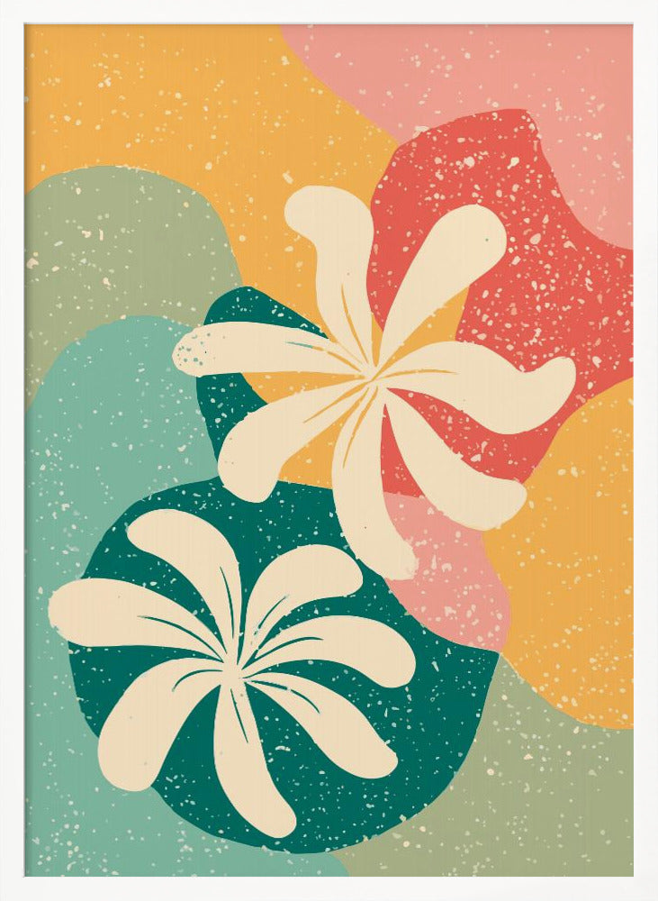 Abstract Flowers - Poster / Art Print