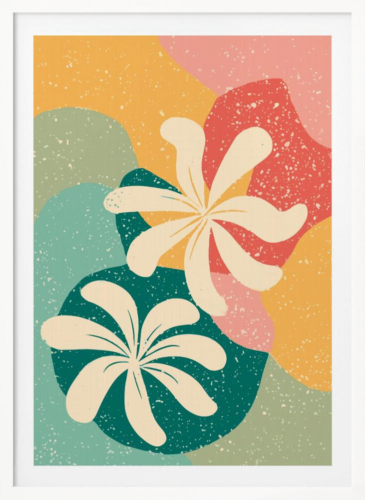 Abstract Flowers - Poster / Art Print