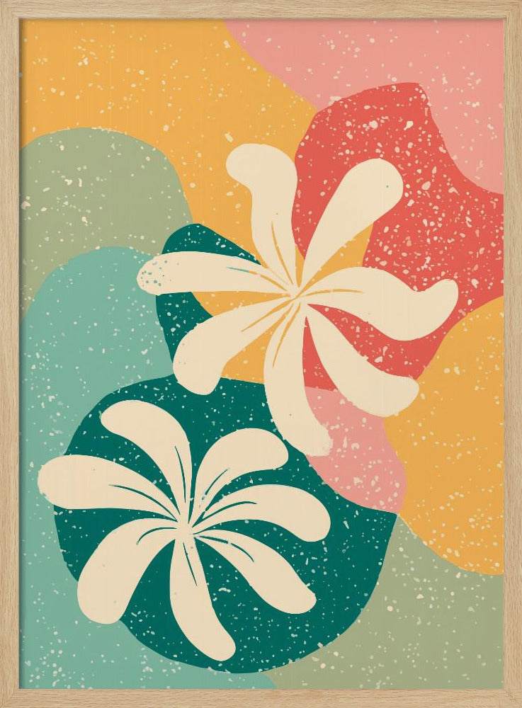 Abstract Flowers - Poster / Art Print