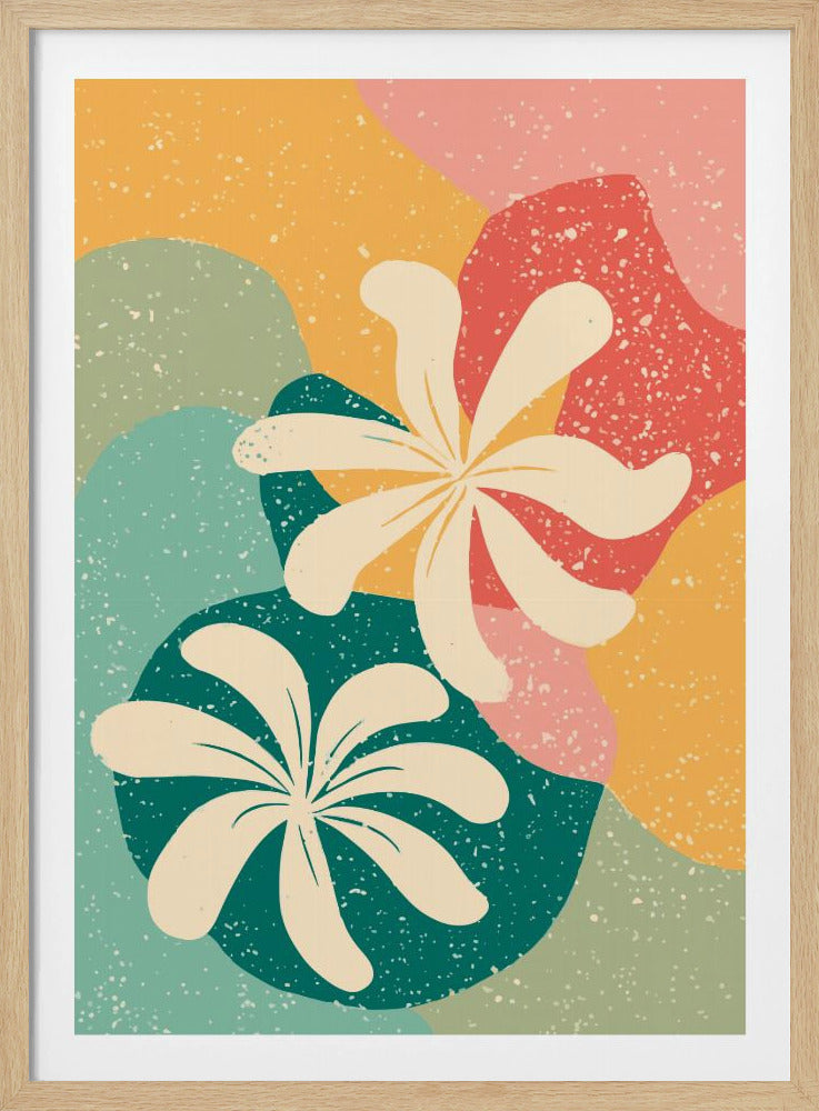 Abstract Flowers - Poster / Art Print