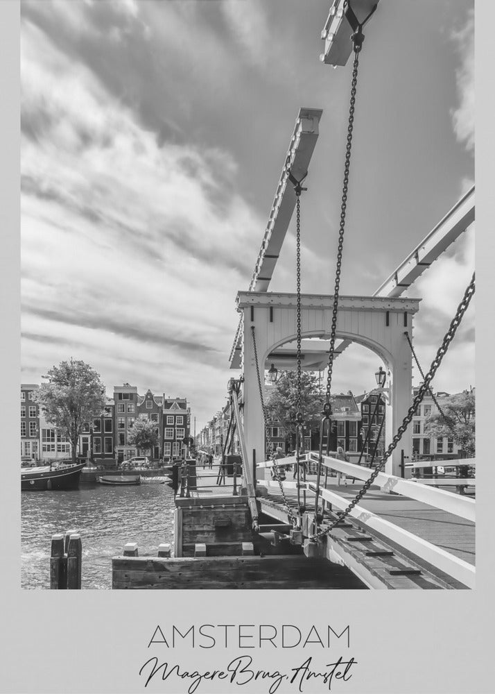 In focus: AMSTERDAM Magere Brug - Poster / Art Print