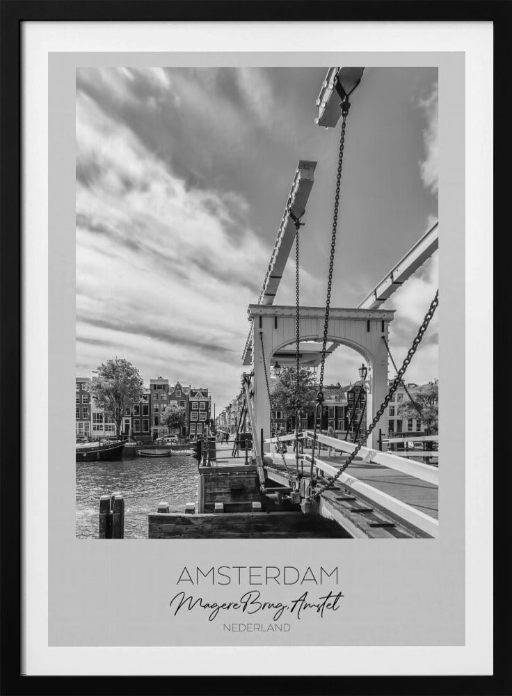 In focus: AMSTERDAM Magere Brug - Poster / Art Print