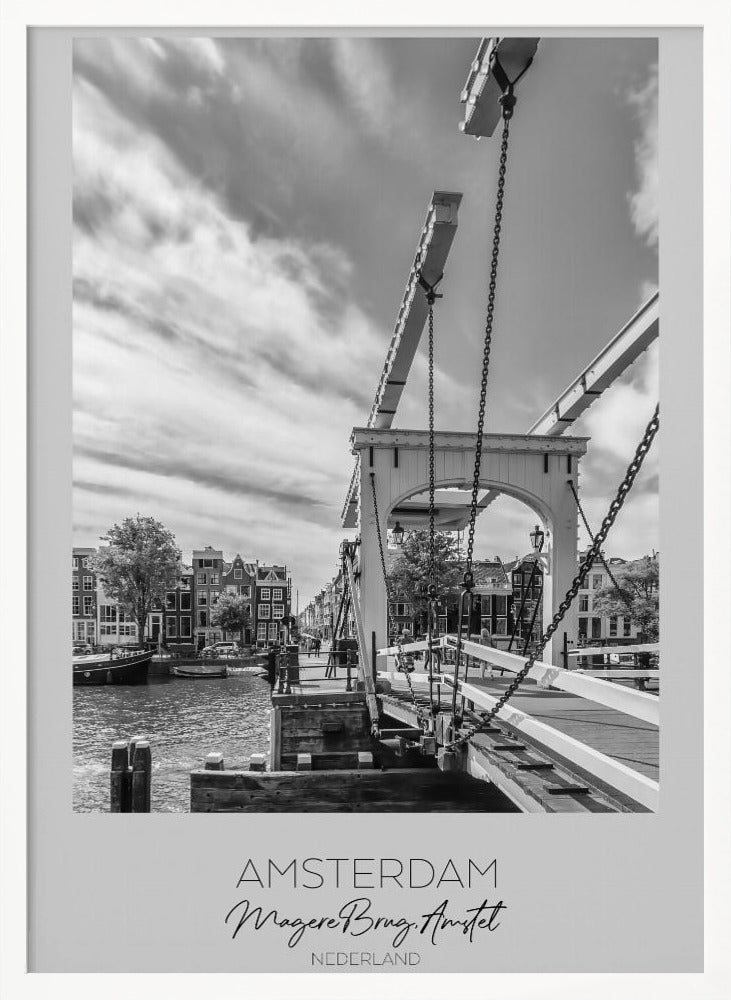 In focus: AMSTERDAM Magere Brug - Poster / Art Print
