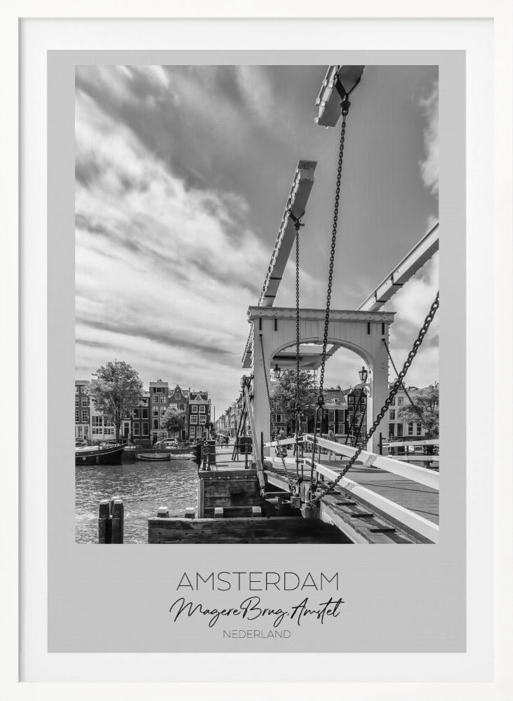 In focus: AMSTERDAM Magere Brug - Poster / Art Print