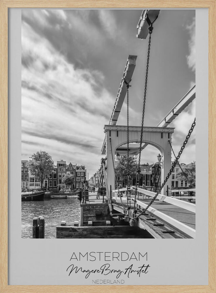 In focus: AMSTERDAM Magere Brug - Poster / Art Print