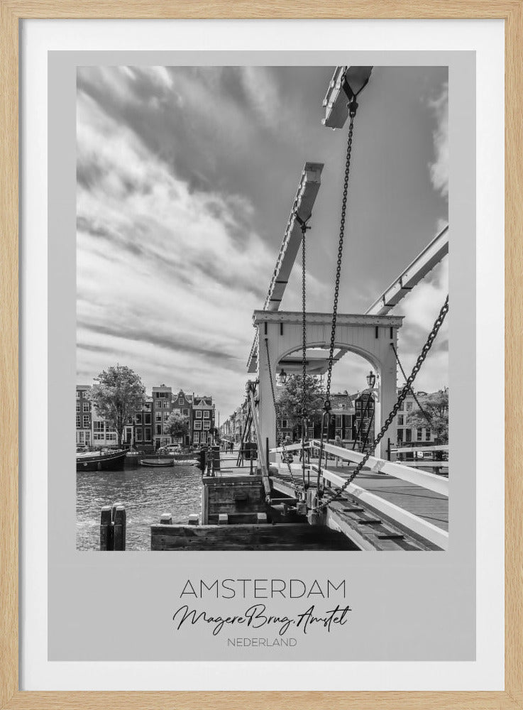 In focus: AMSTERDAM Magere Brug - Poster / Art Print