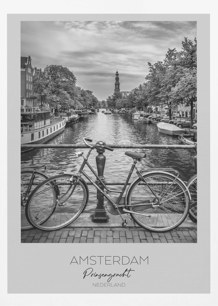 In focus: AMSTERDAM Prinsengracht - Poster / Art Print