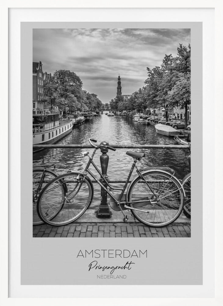 In focus: AMSTERDAM Prinsengracht - Poster / Art Print