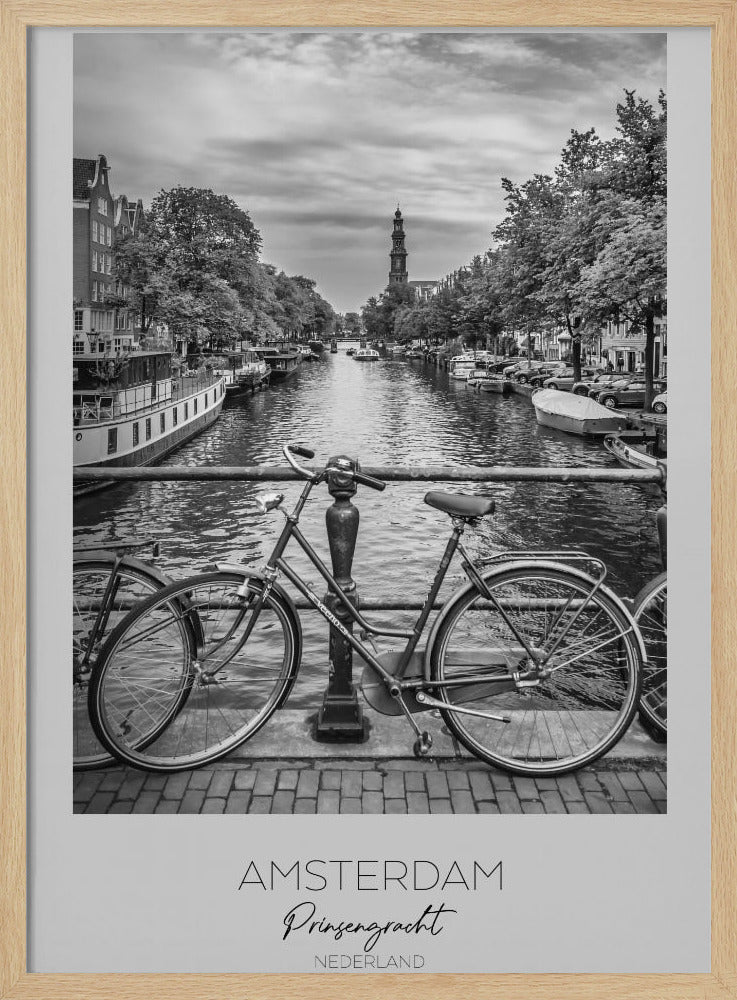 In focus: AMSTERDAM Prinsengracht - Poster / Art Print