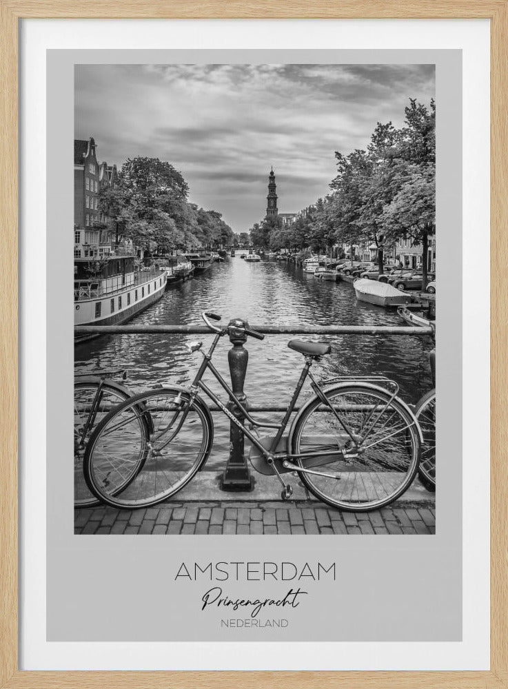 In focus: AMSTERDAM Prinsengracht - Poster / Art Print