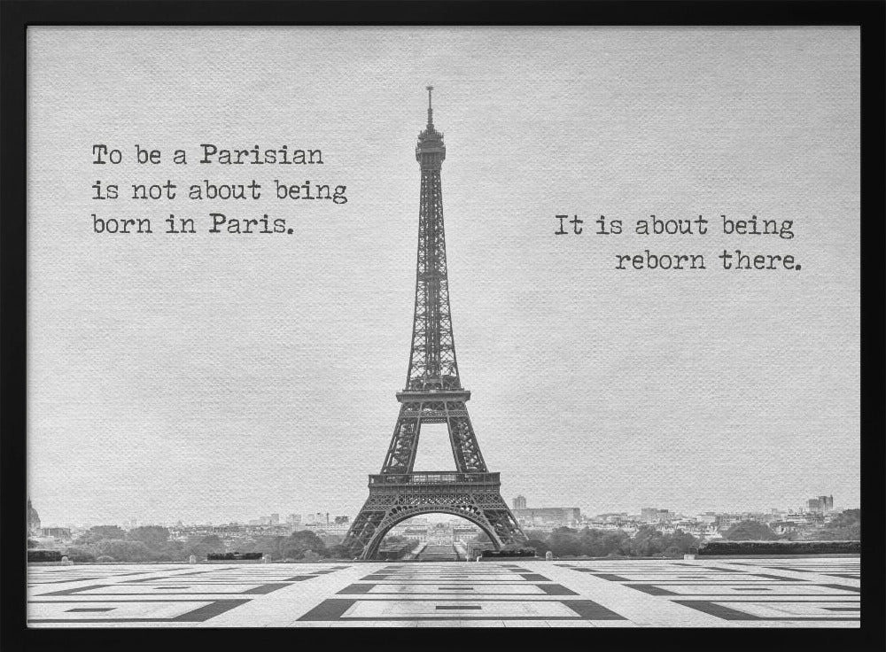 Reborn in Paris - Poster / Art Print