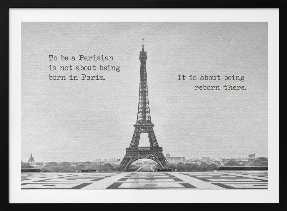 Reborn in Paris - Poster / Art Print