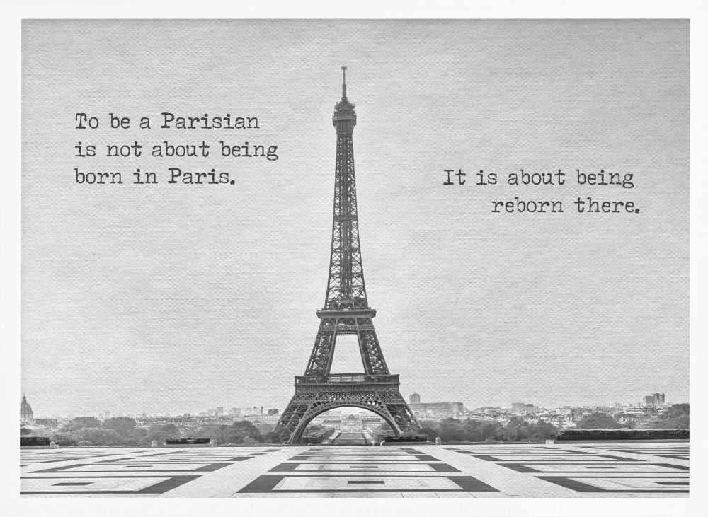 Reborn in Paris - Poster / Art Print
