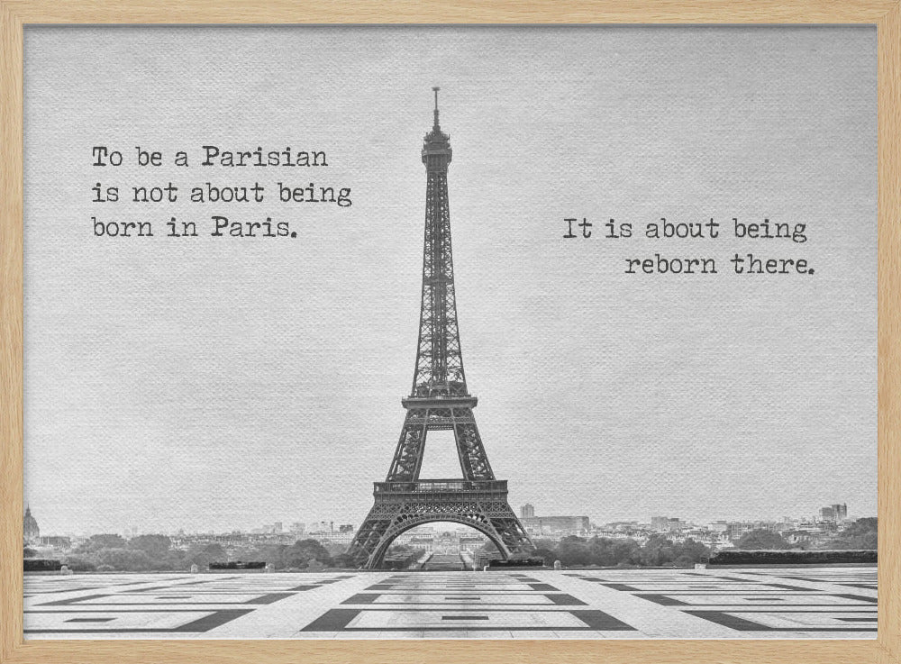 Reborn in Paris - Poster / Art Print
