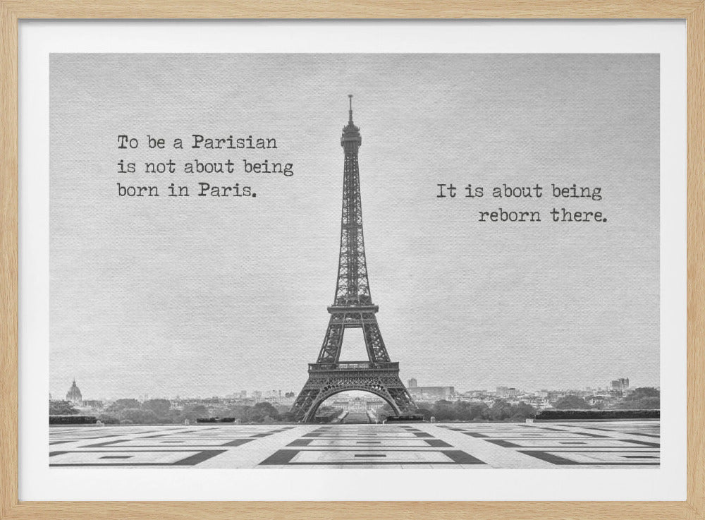 Reborn in Paris - Poster / Art Print