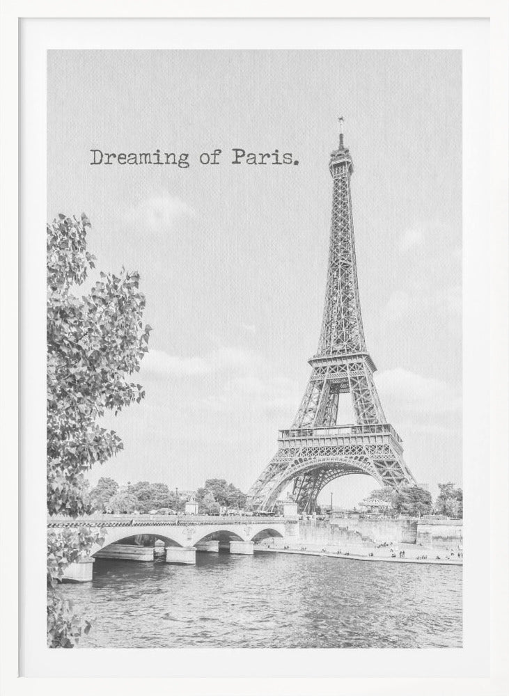 Dreaming of Paris - Poster / Art Print