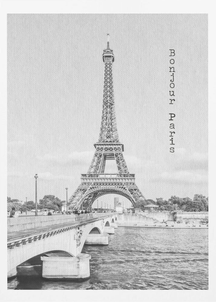 Bonjour Paris - Poster / Art Print