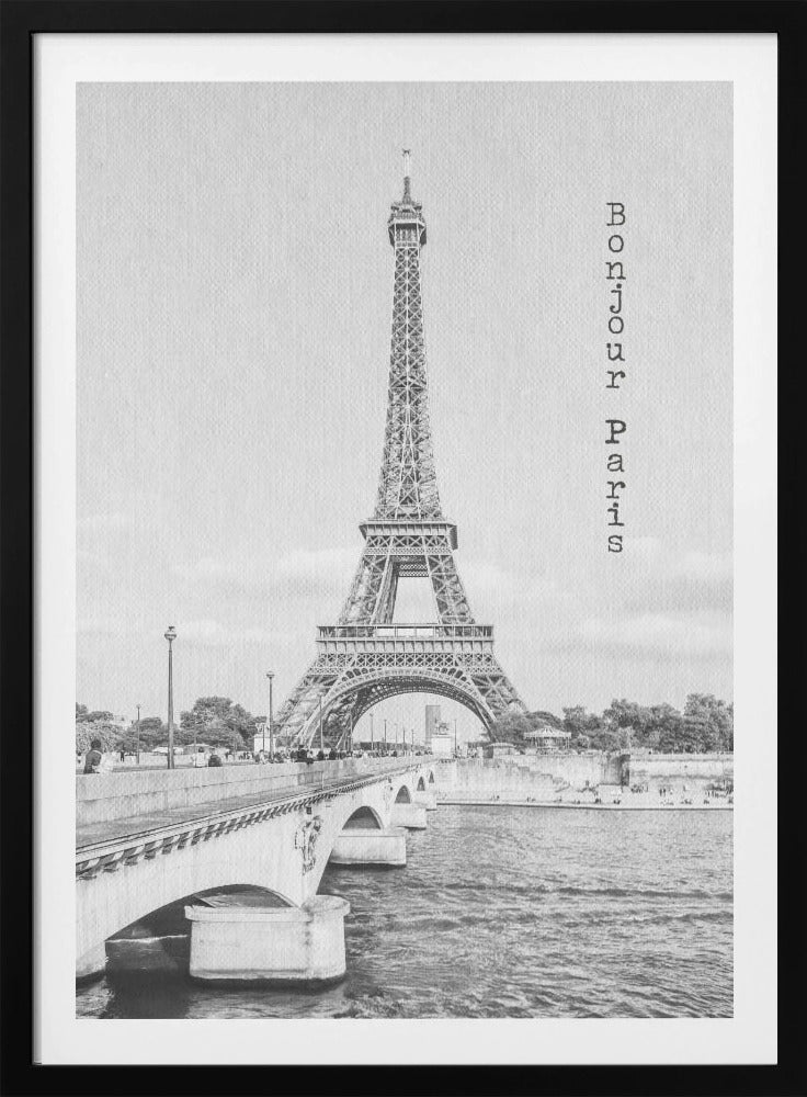 Bonjour Paris - Poster / Art Print