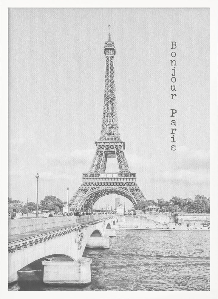 Bonjour Paris - Poster / Art Print