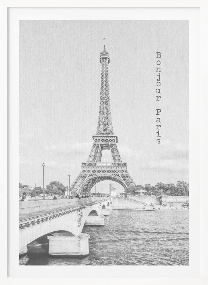 Bonjour Paris - Poster / Art Print
