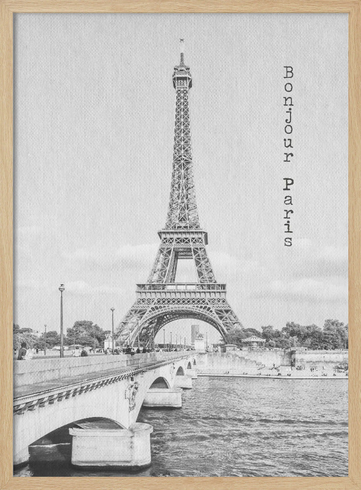 Bonjour Paris - Poster / Art Print
