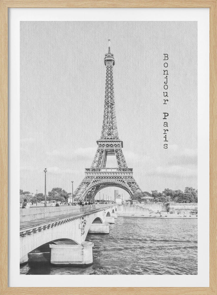 Bonjour Paris - Poster / Art Print