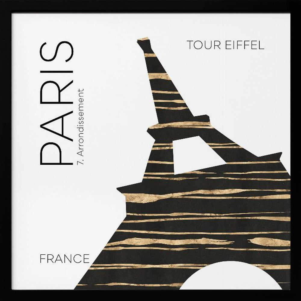Urban Art PARIS Eiffel Tower - Poster / Art Print