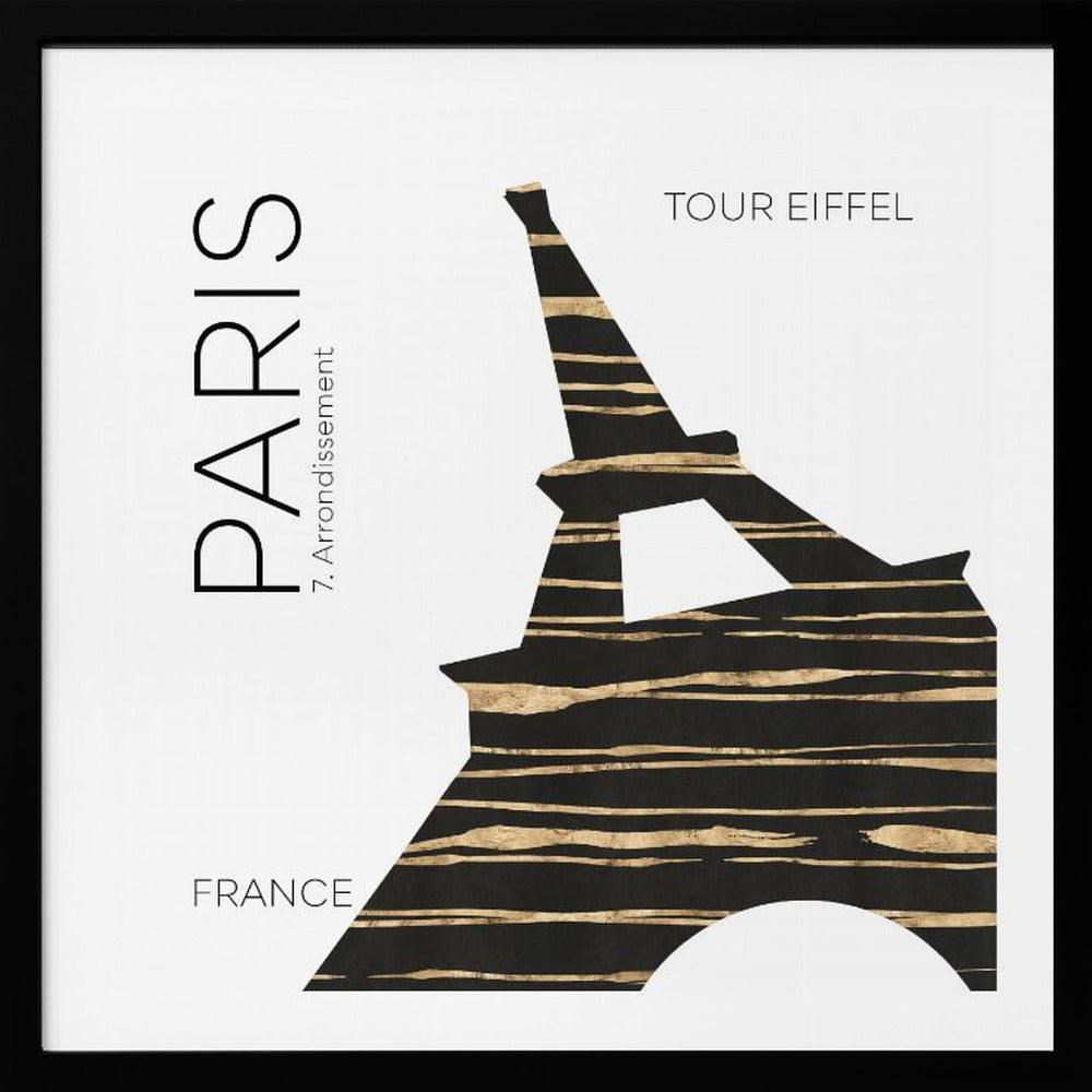 Urban Art PARIS Eiffel Tower - Poster / Art Print