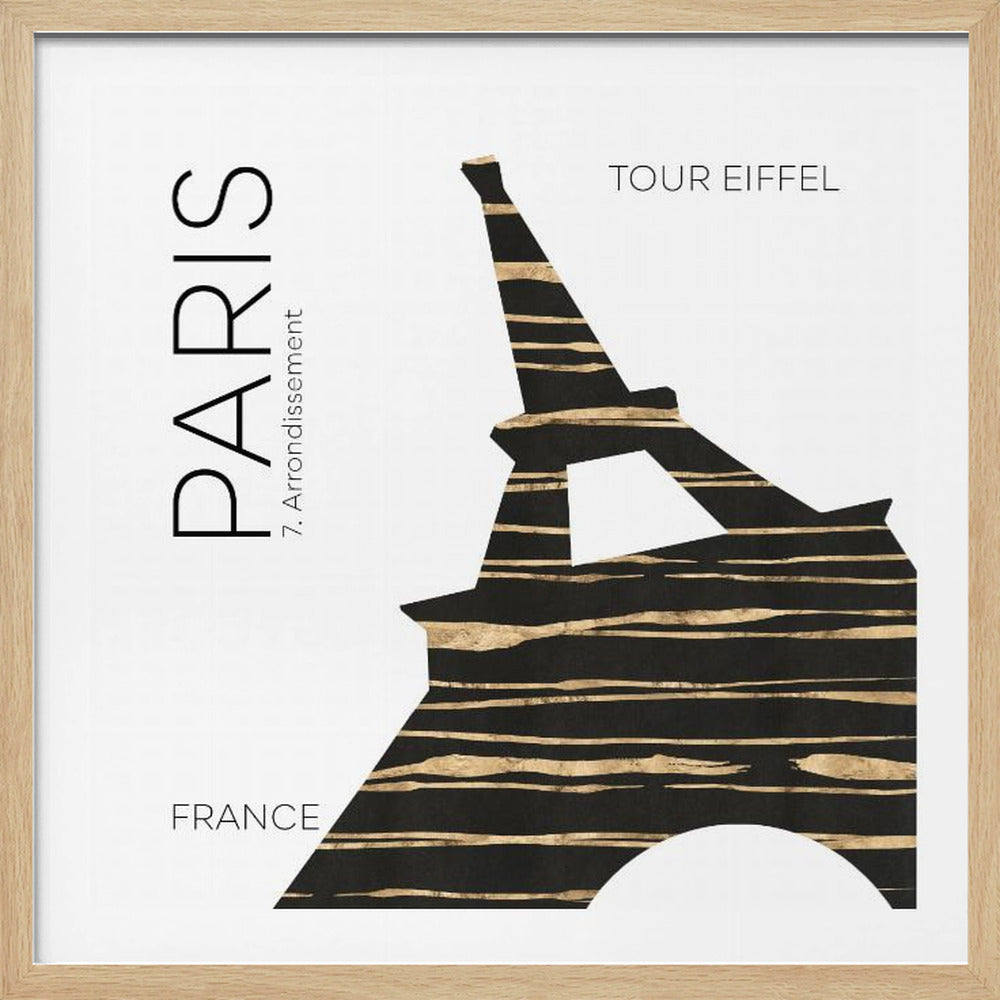 Urban Art PARIS Eiffel Tower - Poster / Art Print