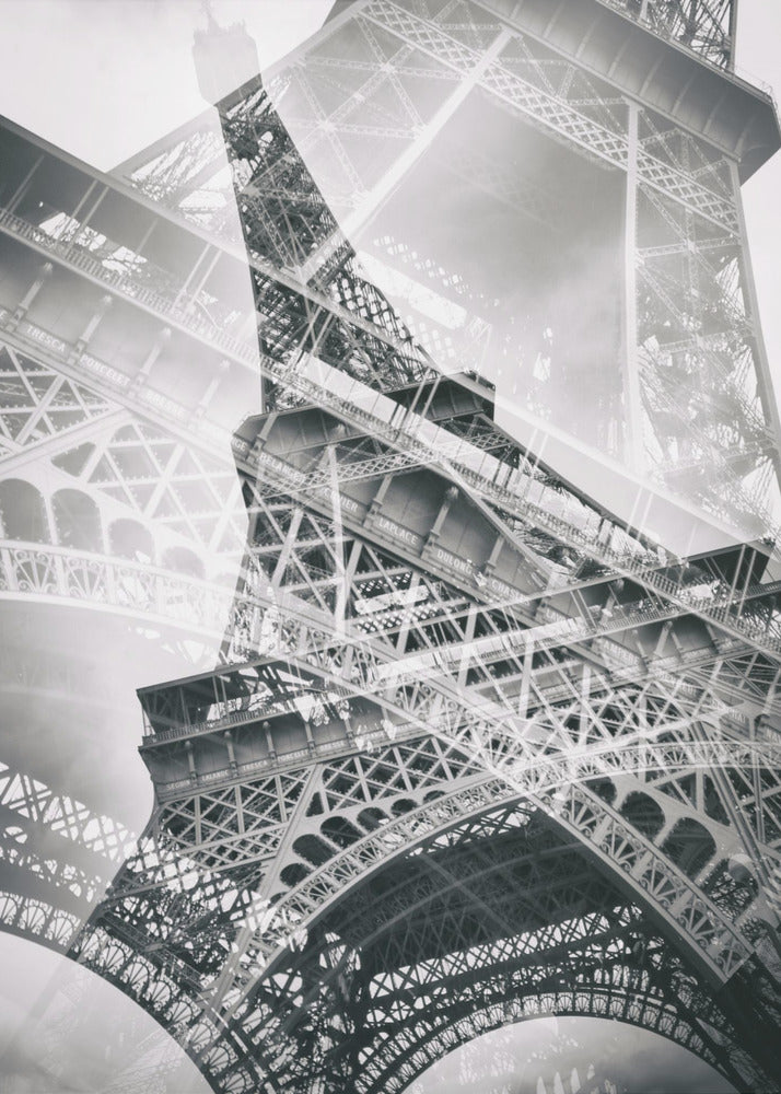Eiffel Tower Double Exposure - Poster / Art Print