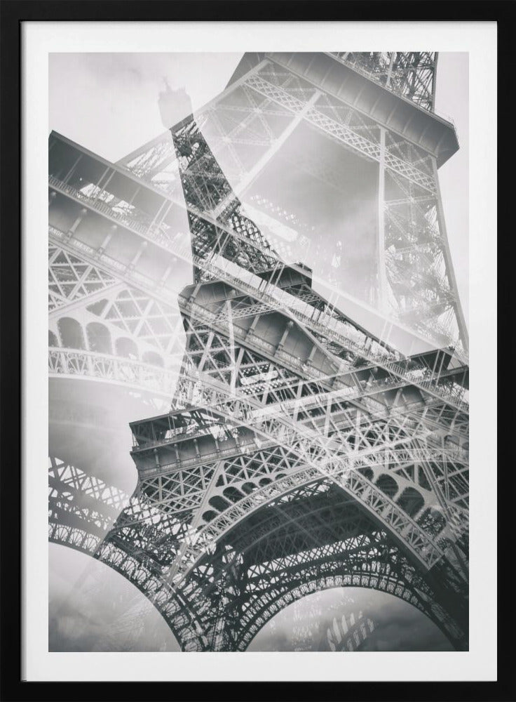 Eiffel Tower Double Exposure - Poster / Art Print
