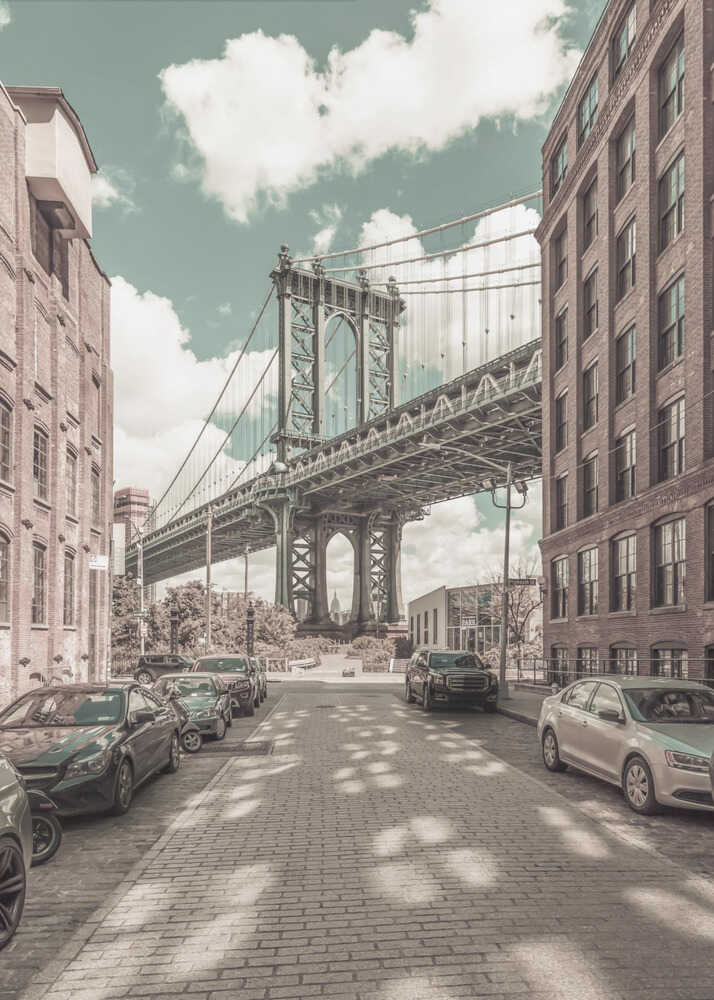 NEW YORK CITY Manhattan Bridge - Poster / Art Print