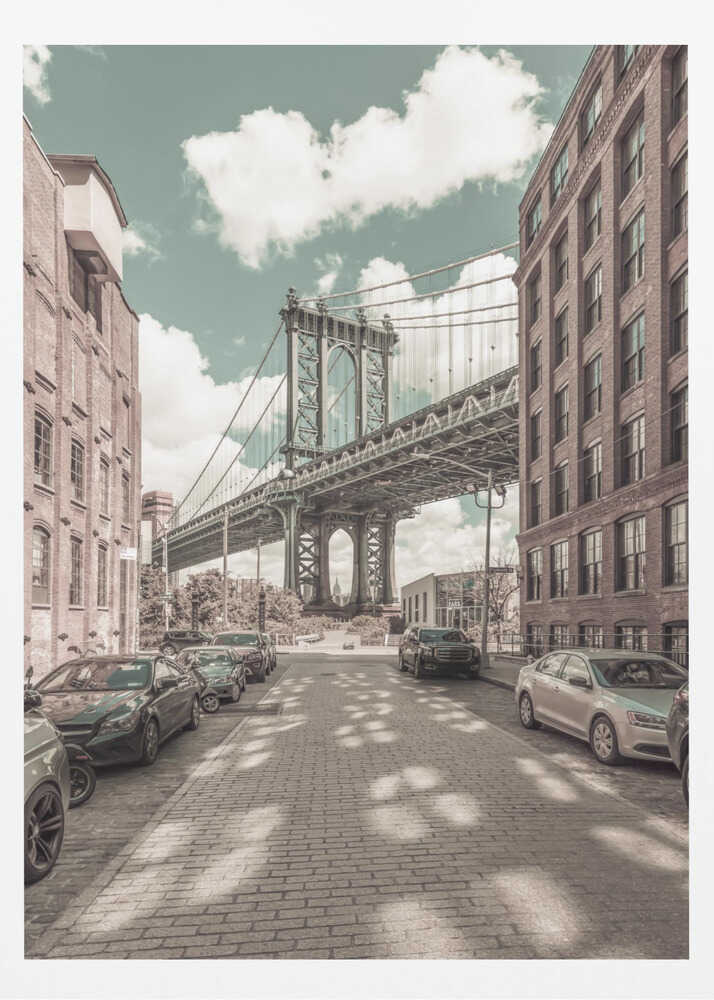 NEW YORK CITY Manhattan Bridge - Poster / Art Print