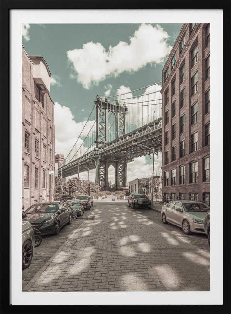 NEW YORK CITY Manhattan Bridge - Poster / Art Print