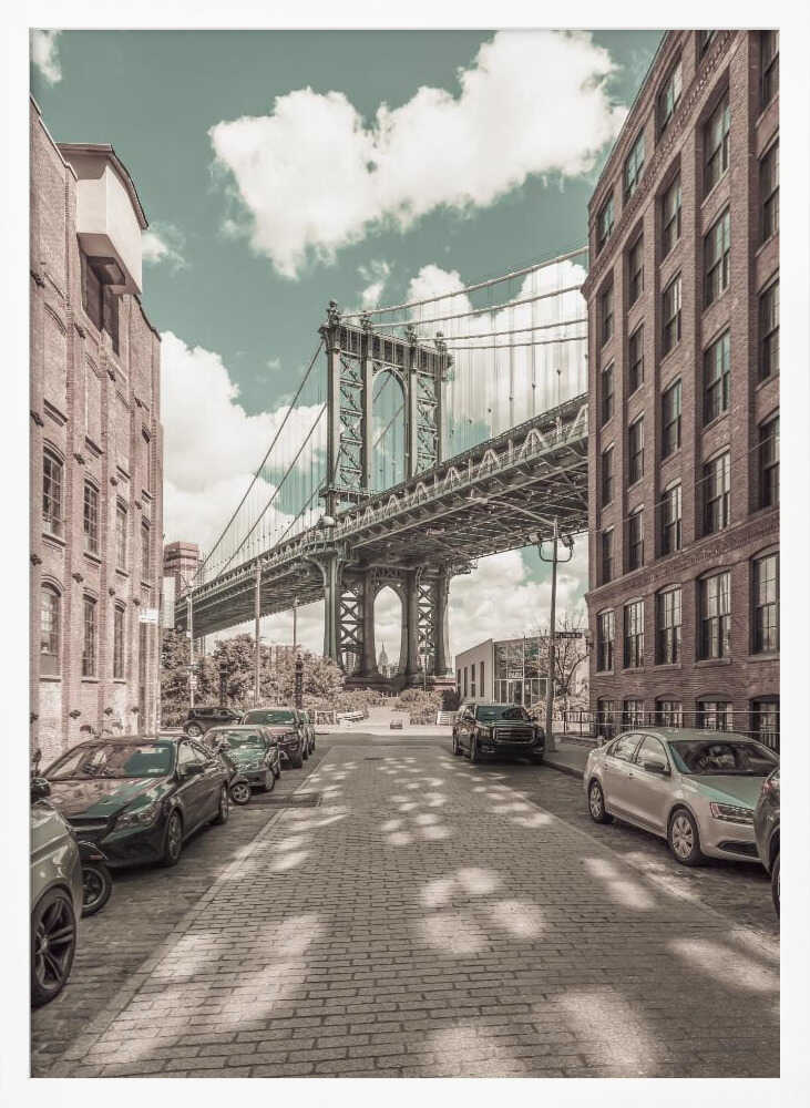 NEW YORK CITY Manhattan Bridge - Poster / Art Print