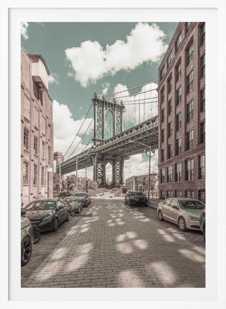 NEW YORK CITY Manhattan Bridge - Poster / Art Print