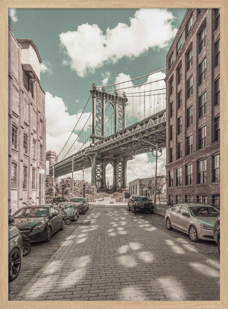 NEW YORK CITY Manhattan Bridge - Poster / Art Print