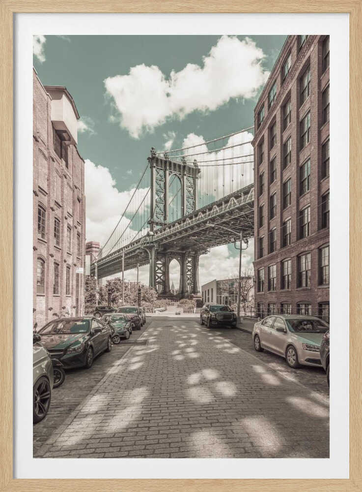 NEW YORK CITY Manhattan Bridge - Poster / Art Print