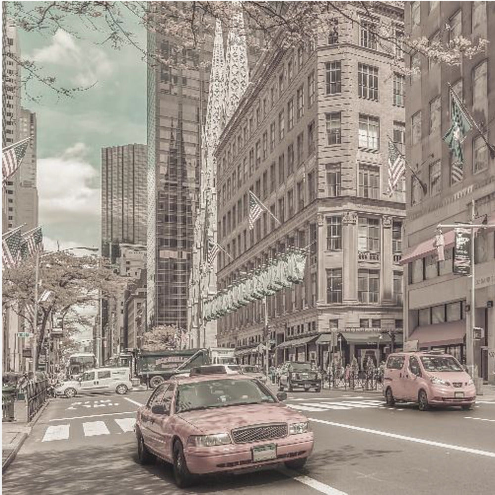 MANHATTAN 5th Avenue | urban vintage style - Poster / Art Print