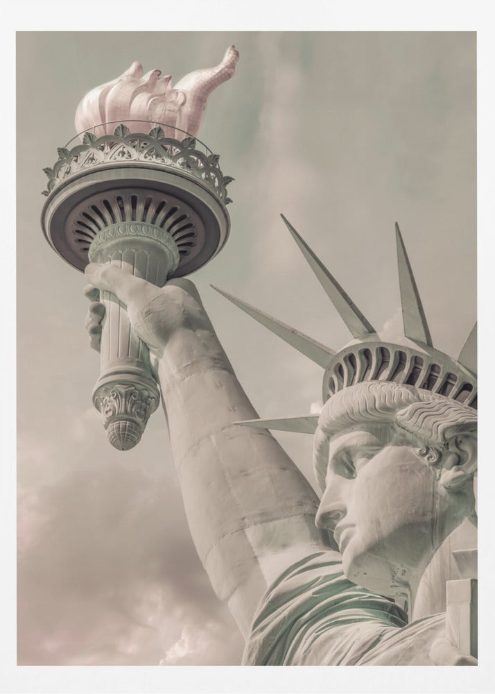 NEW YORK CITY Statue of Liberty | urban vintage style - Poster / Art Print