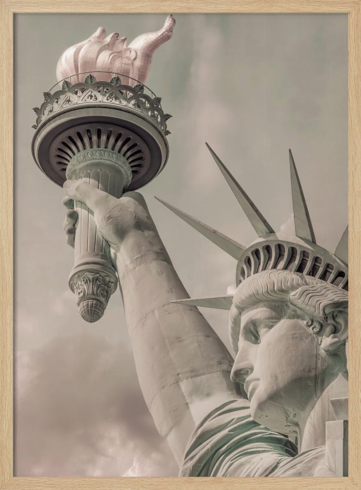 NEW YORK CITY Statue of Liberty | urban vintage style - Poster / Art Print