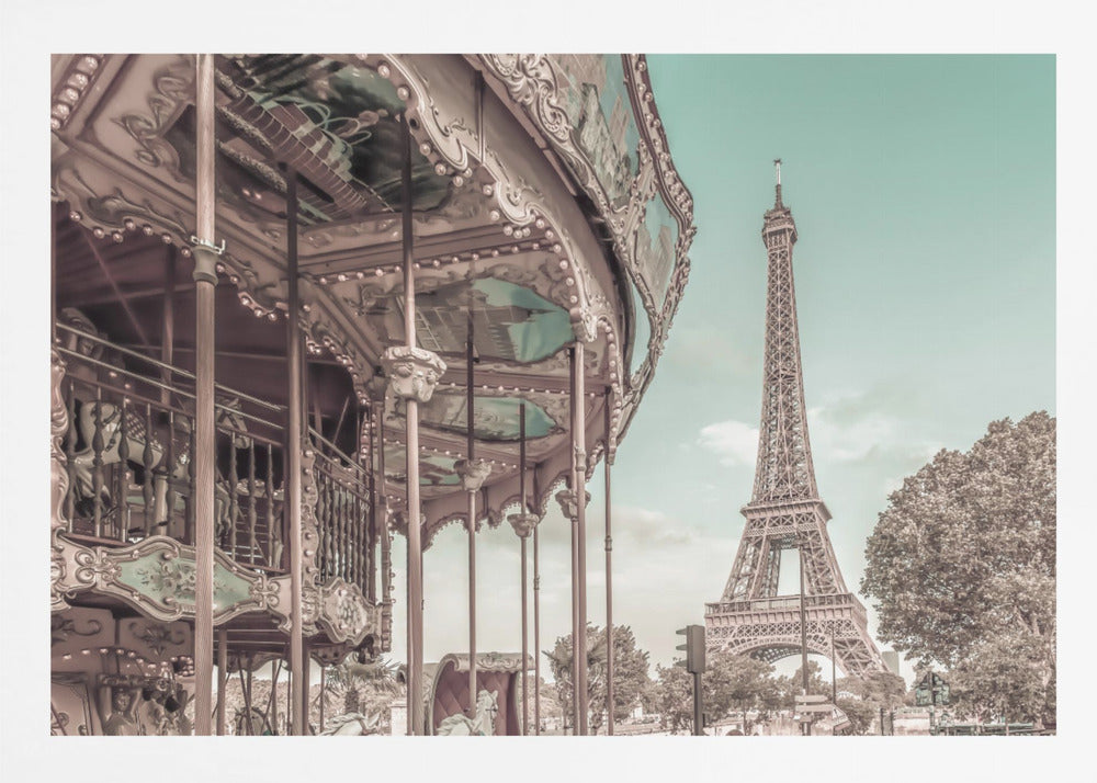 Typical Paris | urban vintage style - Poster / Art Print