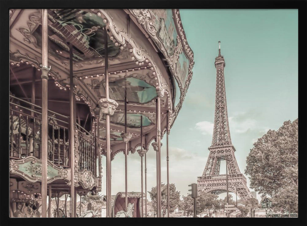 Typical Paris | urban vintage style - Poster / Art Print